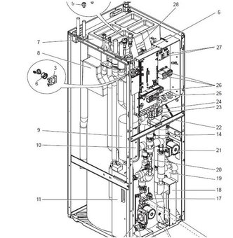 Vue éclatée Module Hydrobox HST20D-VM2C.UK