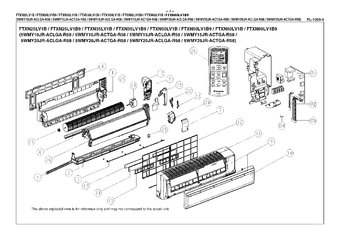 Pièces détachées ftxn60lv1b9 daikin