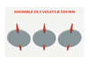 VRD11003S - Lot de 3 volets pour Plénum Universel