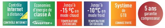 Caractéristiques du sytème multisplit Free Multi